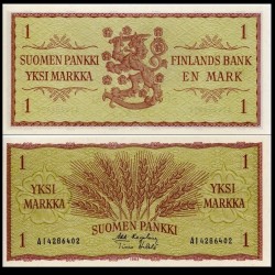 FINLANDE - Billet de 1 MARKKAA - Blé - 1963