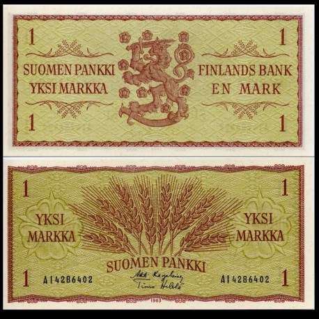 FINLANDE - Billet de 1 MARKKAA - Blé - 1963