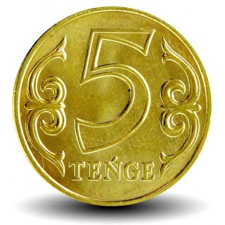 KAZAKHSTAN - PIECE de 5 Tenge (alphabet latin) - 2019