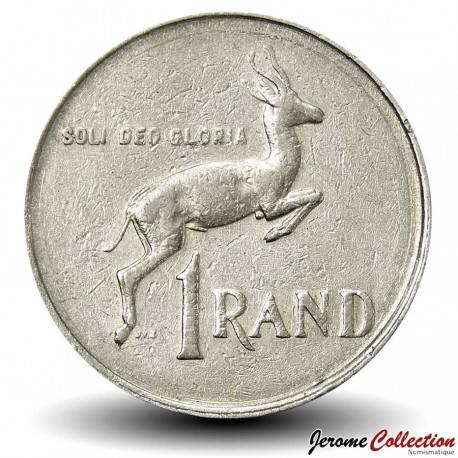 AFRIQUE DU SUD - PIECE de 1 Rand - Springbok - 1983
