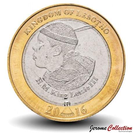 LESOTHO - PIECE de 5 Maloti - 50ème Anniversaire de l'Indépendance - 2016