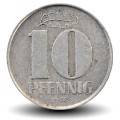ALLEMAGNE DE L'EST / DDR / RDA - PIECE de 10 Pfennig - 1968