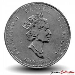CANADA - PIECE de 25 Cents - Territoires du Nord-Ouest - 1992