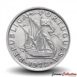 PORTUGAL - PIECE de 10 Escudos - Caravelle à voile - 1972