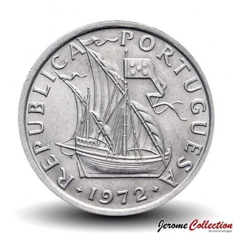 PORTUGAL - PIECE de 10 Escudos - Caravelle à voile - 1972
