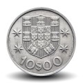 PORTUGAL - PIECE de 10 Escudos - Caravelle à voile - 1972