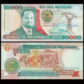 MOZAMBIQUE - Billet de 10000 Meticais - 1991