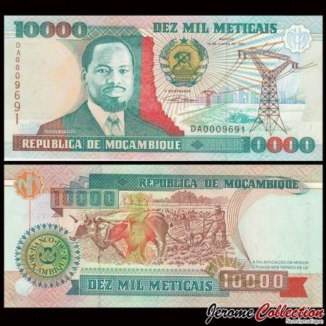 MOZAMBIQUE - Billet de 10000 Meticais - 1991