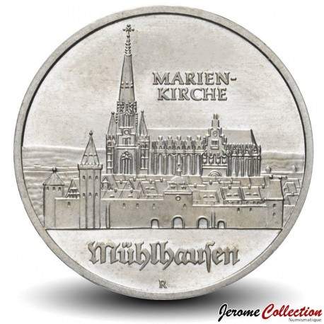 ALLEMAGNE DE L'EST / DDR / RDA - PIECE de 5 Mark - Marienkirche - 1989 – JeromeCollection