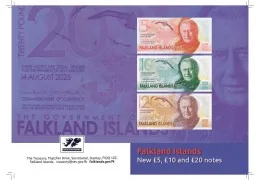 Nouvelle série de billets aux îles Falkland